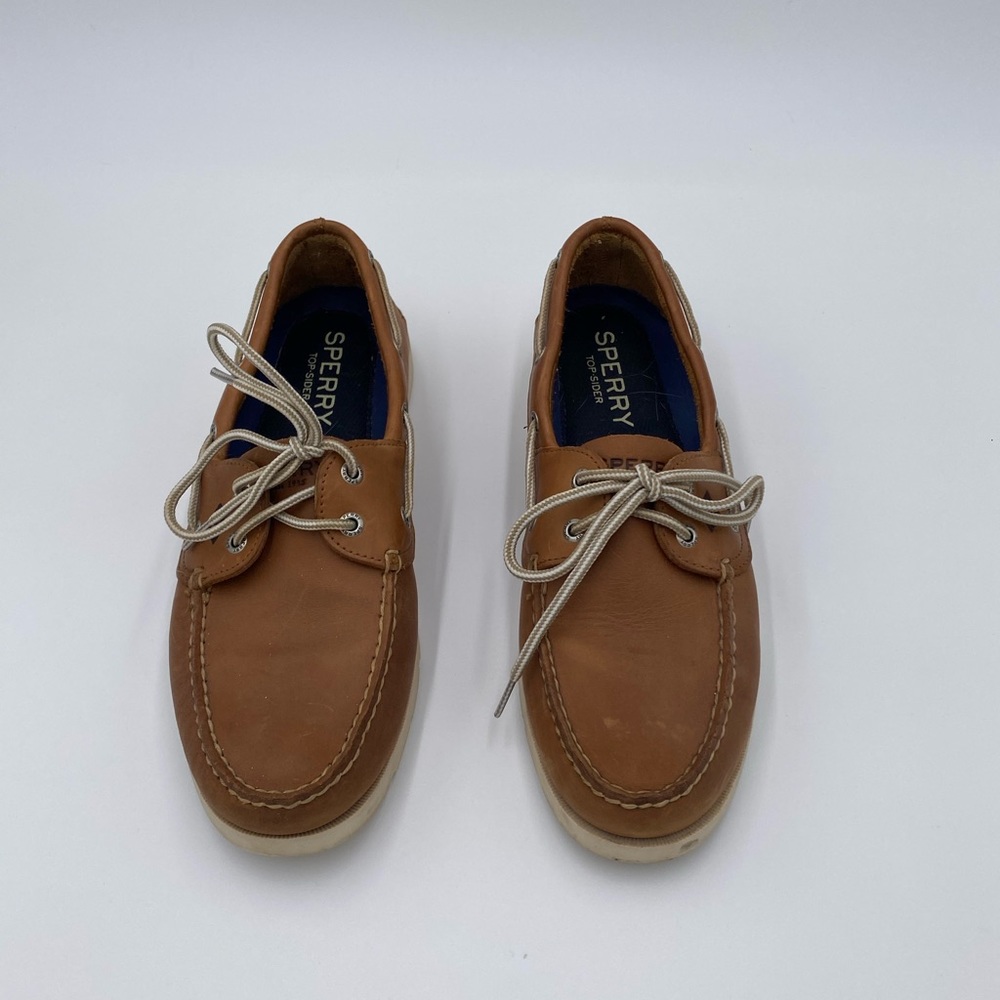 Men’s Leeward 2-Eye Boat Shoe (tan)